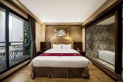 Chambre double Deluxe avec balcon — Sunflower Luxury Hotel